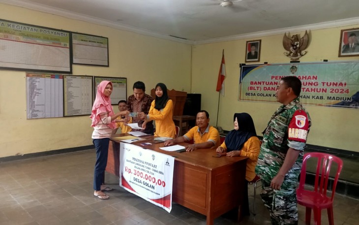 Pendampingan penyaluran bantuan BLT DD warga wilayah binaan