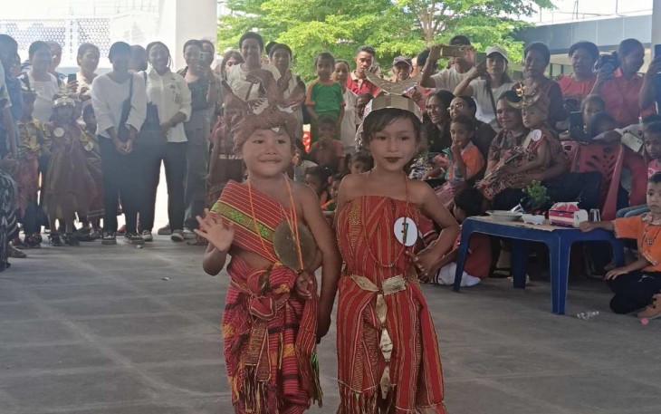Kegiatan Harkitnas 2024 di PLBN Motamasin Kabupaten Malaka, NTT