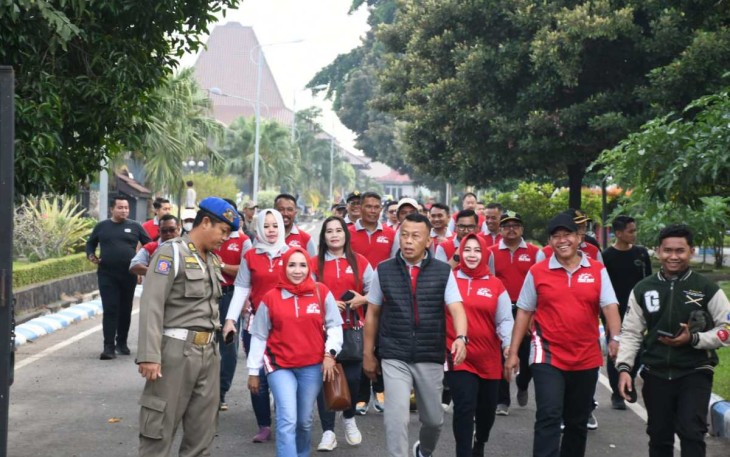 Peringatan hari buruh internasional di kabupaten Ponorogo 