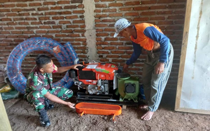 Pengecekan alat pertanian bantuan Kementan 