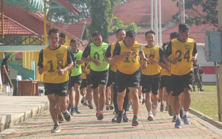 Test garjas dan UKP prajurit Kodim 1001/HSU-BLG 