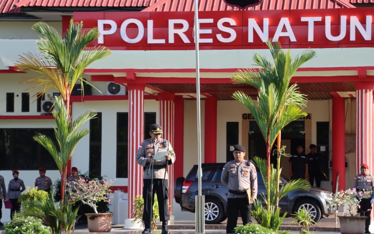 Kapolres Natuna Memimpin Upacara Kebangkitan Nasional ke-116