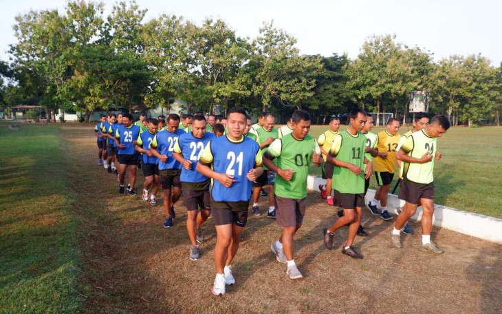 Tes Garjas prajurit Kodim 0801/Pacitan 