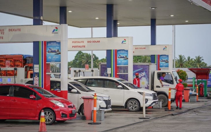 Ilustrasi SPBU Pertamina 