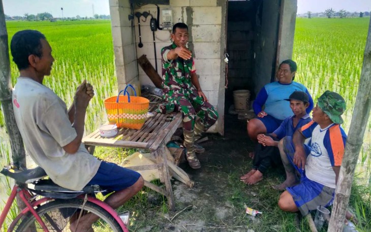 Dialog bersama kelompok tani wilayah desa binaan 