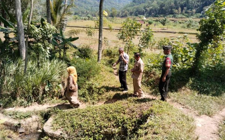 Pendataan lahan sawah warga desa binaan 