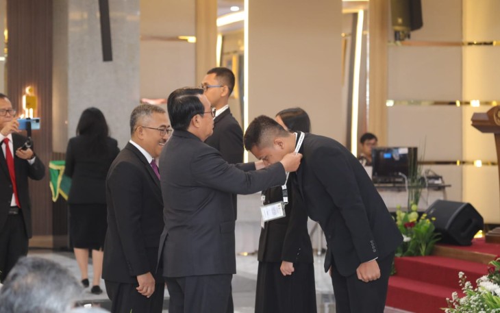Ketua Mahkamah Agung Prof Dr H M Syarifuddin saat membuka PPC Terpadu di Bogor