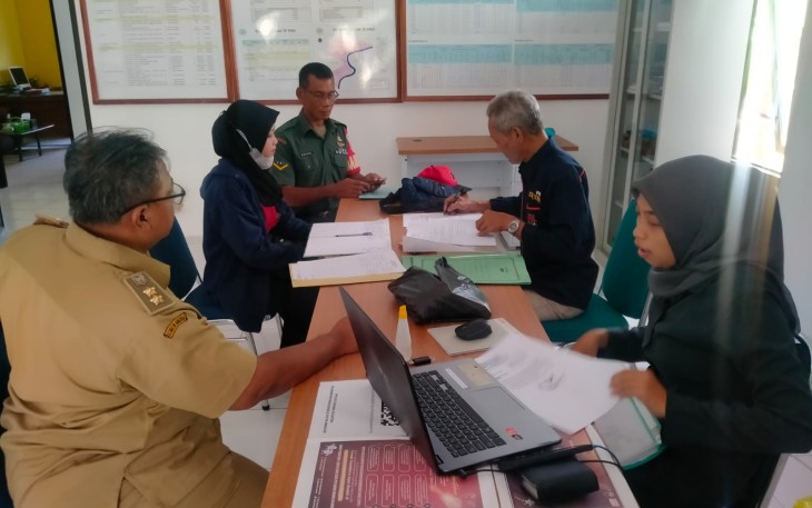 Sinergi dengan aparat desa wilayah binaan 