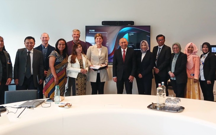 MenkopUKM Teten Masduki bersama Rabo Foundation di Utrecht, Belanda, Kamis (30/5)