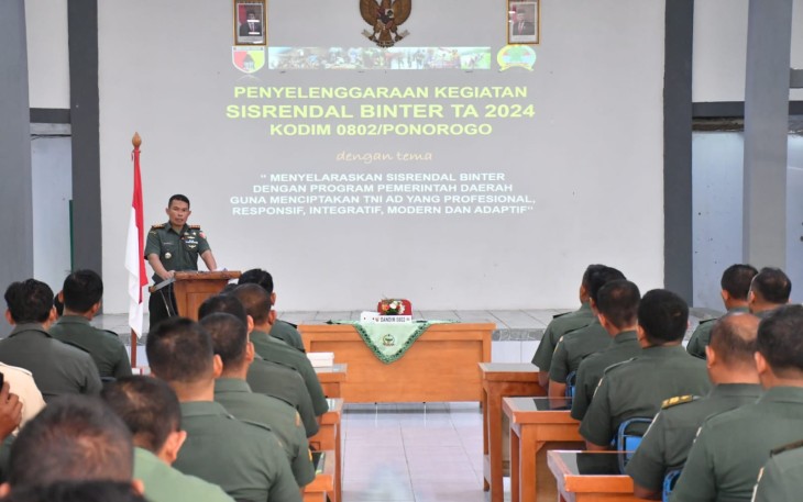 Dandim 0802/Ponorogo Letkol Inf Dwi Soerjono 