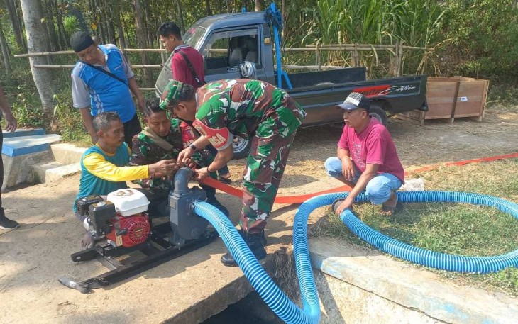 Pompanisasi aliri persawahan petani wilayah binaan 
