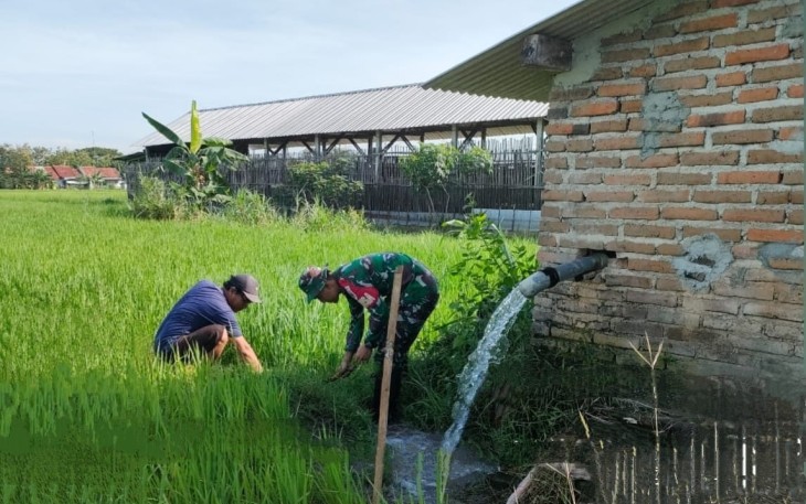 Pemeliharaan lahan pertanian warga binaan 