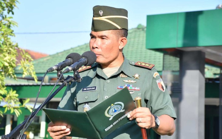 Dandim 0802/Ponorogo Letkol Inf Dwi Soerjono 