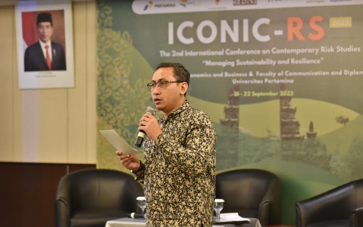 Dr. Iqbal Ramadhan, M.I.Pol., menjadi Moderator Diskusi Acara International Conference on Contemporary Risk Studies 2023, Bali, September 2023