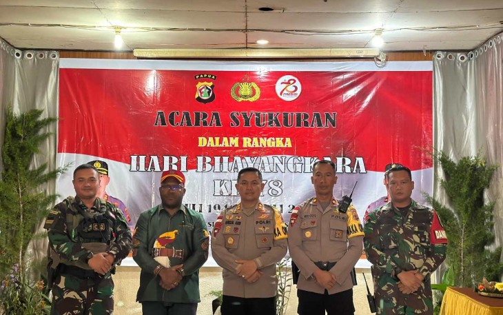Hari Bhayangkara ke-78 di Polres Intan Jaya