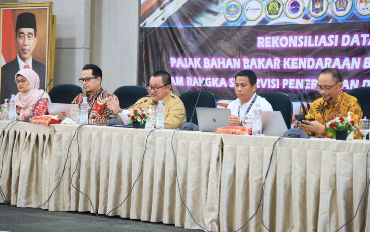 Rapat Konsolidasi Data Penerimaan Pajak Bahan Bakar Kendaraan Bermotor 
