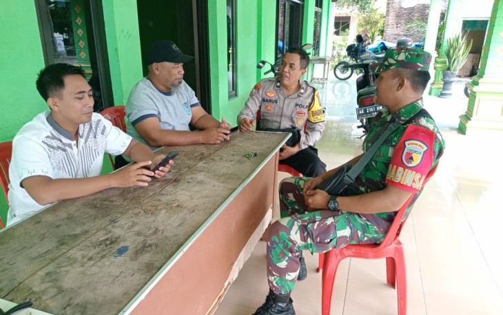 Komsos bersama perangkat desa binaan 