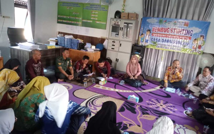Rembuk Stunting di wilayah desa binaan 