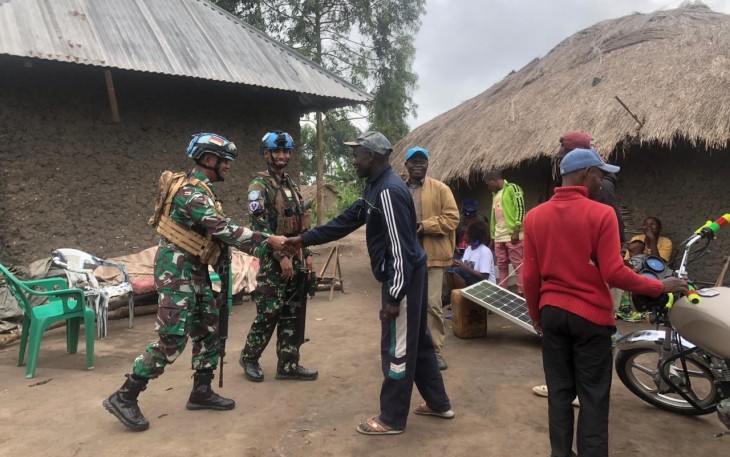 Satgas Indo RDB XXXIX-F/Monusco Bantu Masalah Pencurian Hewan 