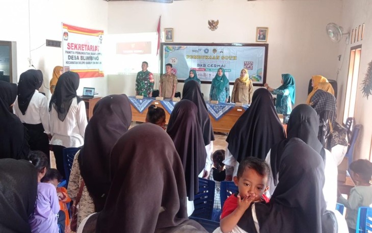 Pembukaan sekolah orang tua hebat di wilayah desa binaan 