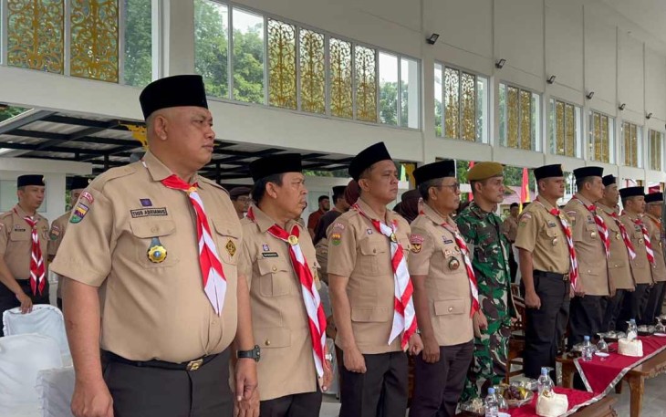 Pelantikan gerakan Pramuka di Kabupaten Binjai