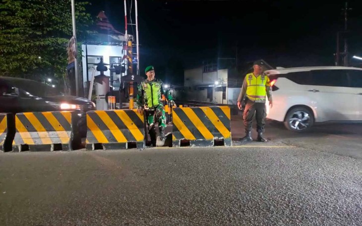Patroli gabungan wilayah Kodim 0803/Madiun