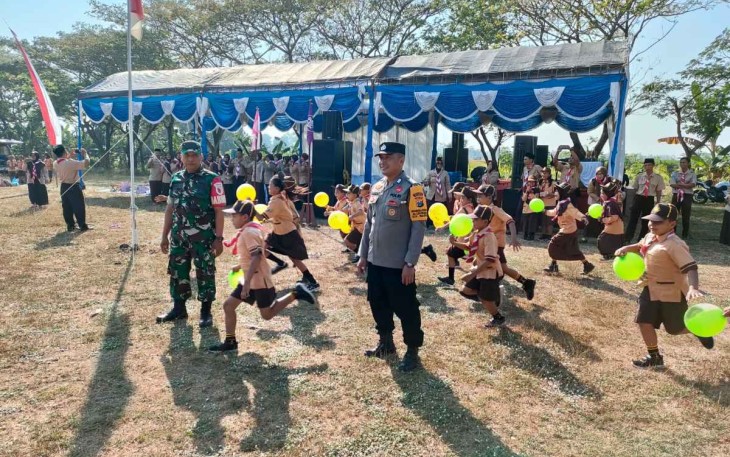 Kegiatan Kemah Pramuka Wilayah Desa Binaan 