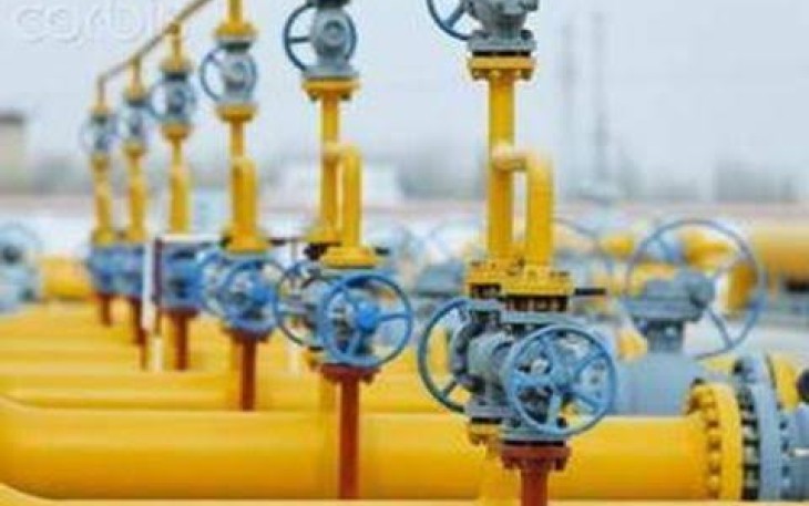 Ilustrasi pipa gas industri 