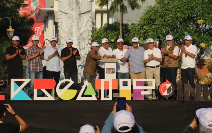 Opening ceremony kreatif Fest TJSL INKA, Minggu (25/8)
