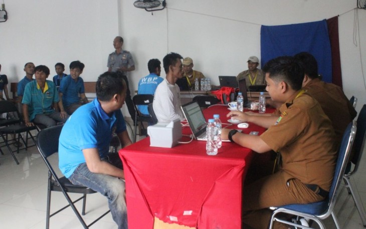Perekaman E-KTP Warga Binaan Lapas Cilegon 