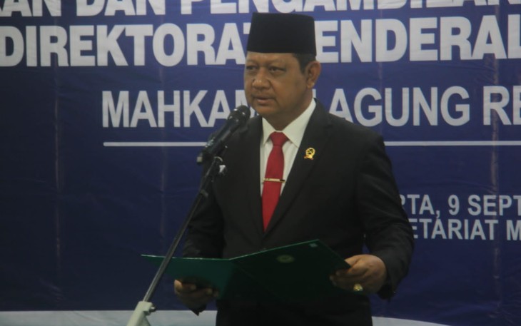 Dirjen Badan Peradilan Umum Bambang Myanto
