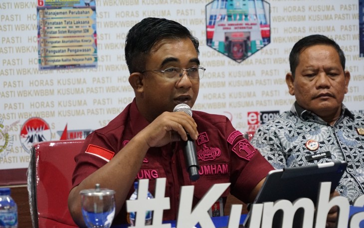 Kakanwil Kemenkumham Sumut Buk Bimtek Pendampingan.