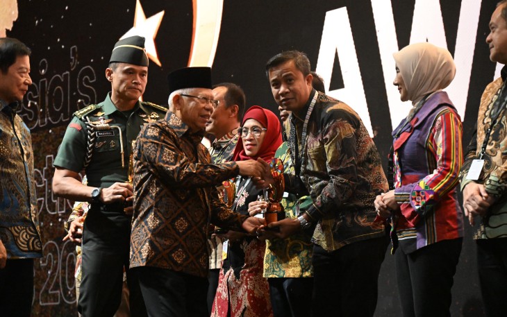 Wapres RI Apresiasi Pj Wali Kota Tebing Tinggi Atas Penghargaan Terbaik 3 Indonesia SDGs Action Awards 2024 