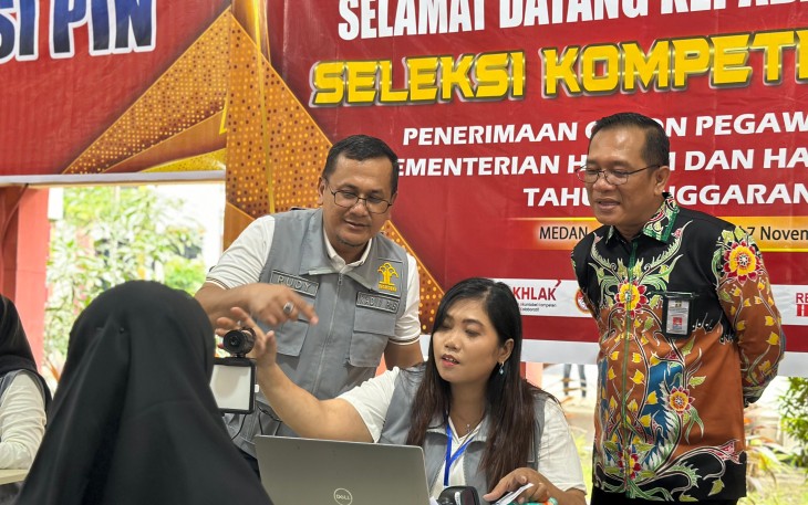 Kapas I Medan Hadiri Pelaksanaan Seleksi SkD CPNS