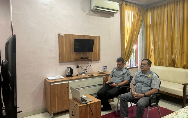 Kadivpas Ikuti Kegiatan Arahan Perdana Secara Virtual.