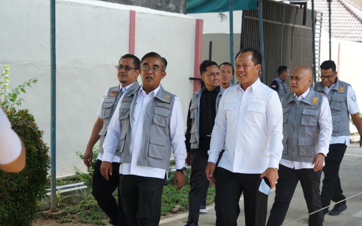 Kakanwil Kemenkumham Sumut Dampingi Inspektur Wilayah V Lakukan Kunjungan ke Lokasi Pelaksanaan SKD CPNS
