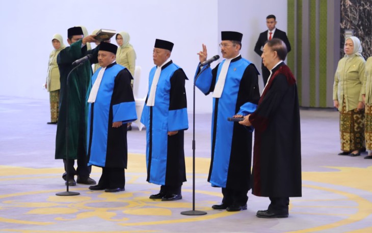 Pelantikan tiga Ketua PTTUN di Jakarta 