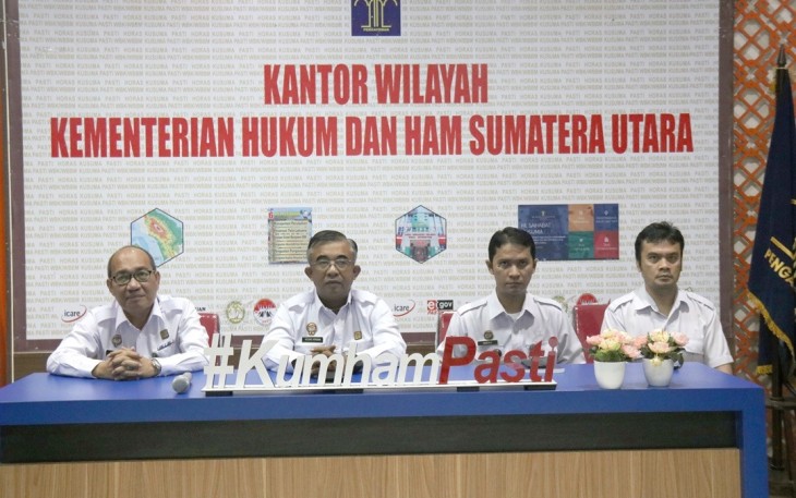 Kegiatan Secara Daring Penguatan Perancang Peraturan Perundang-undangan Bersama Wamen Kemenkumham.