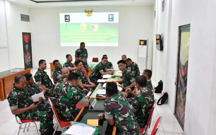 Wasev sterad bidang komsos di Kodim 0802/Ponorogo 