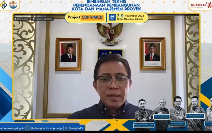 Dirjen Bangda Kemendagri Restuardy Daud 