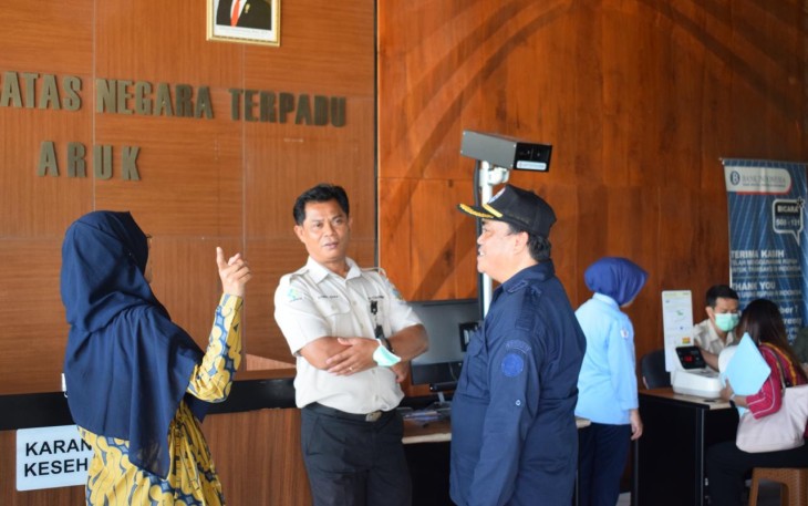 Verifikasi lapangan zona integritas di PLBN Aruk Kabupaten Sambas, Kalbar