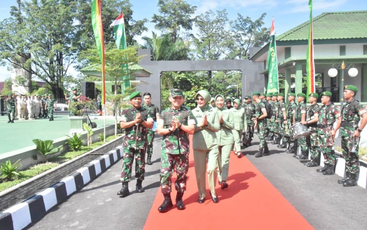 Pangdam I/BB Beserta Rombongan Kunker ke Makorem 031/Wira Bima.