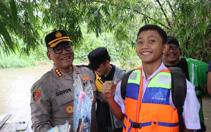 Kapolrestabes Lakukan Pengecekan Sungai Babura.