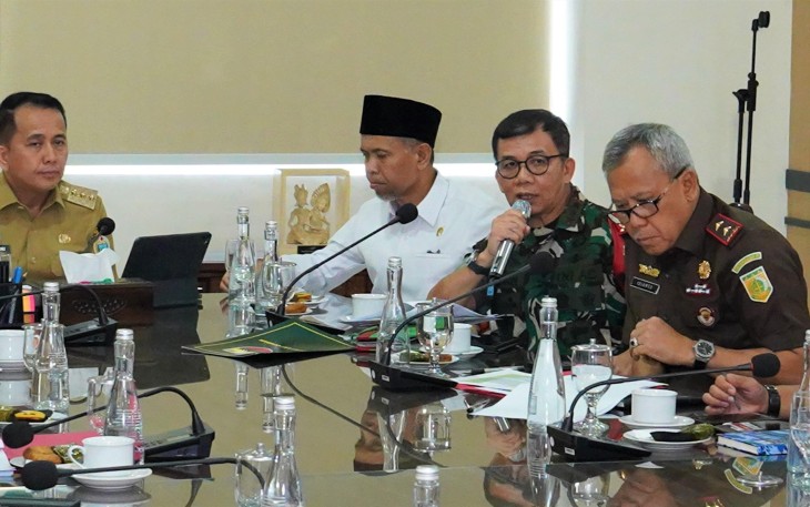 Pangdam I/BB Hadiri Rakor Pilkada Serentak.