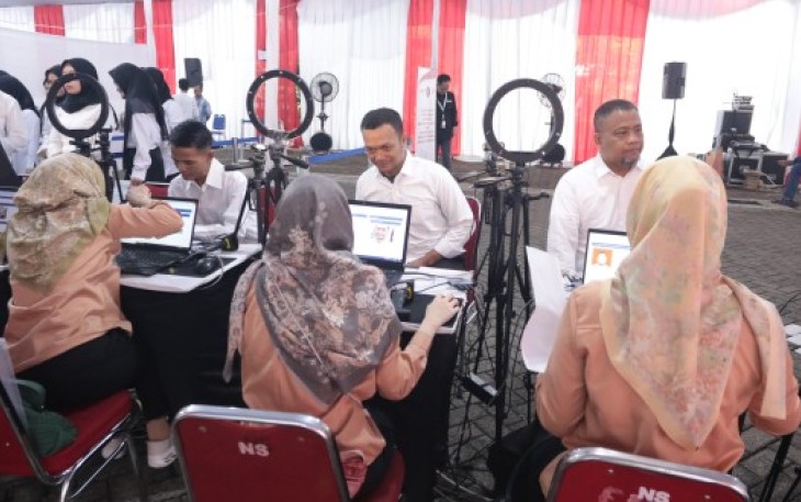 Ujian seleksi kompetensi teknis PPPK MK 2024 di Jakarta, Sabtu (7/12)