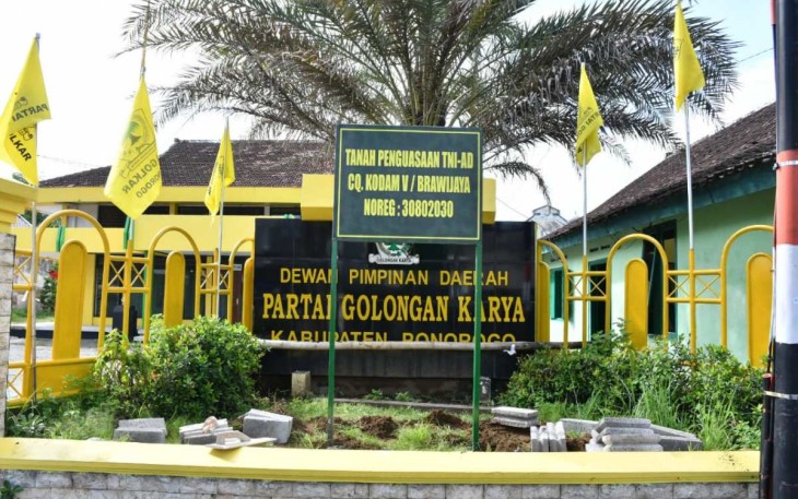 Plang aset TNI AD Kodim Ponorogo 