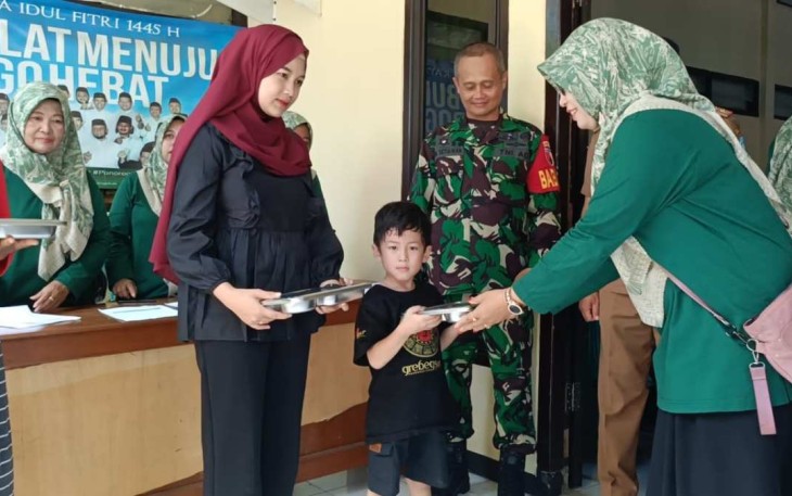 Uji coba makan bergizi gratis di wilayah Kodim 0802 Ponorogo 