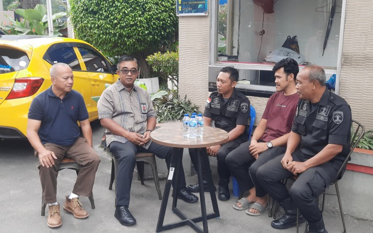 Agung Krisna Apresiasi Pengamanan Nataru Petugas Pengamanan Kanwil Kemenkumham Sumut.