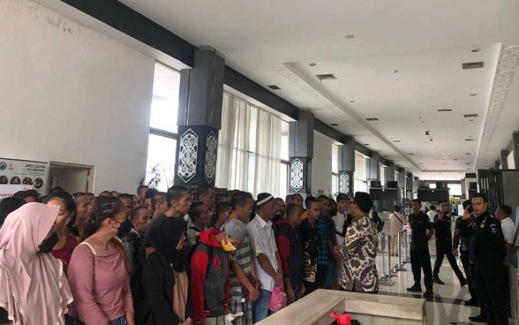 PLBN Entikong saat Fasilitasi Kepulangan Deportan Warga Indonesia dari Malaysia