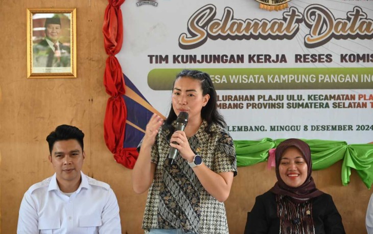 Wakil Ketua Komisi VII DPR RI Rahayu Saraswati Djojohadikusumo atau akrab disapa Sara, melakukan kunjungan kerja reses ke Provinsi Sumatera Selatan, Minggu (8/12/2024)